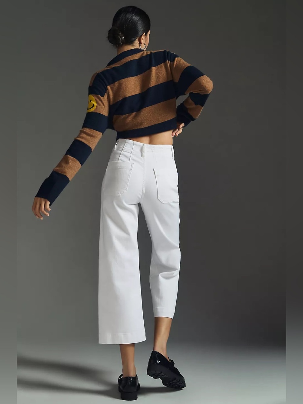 EUC – Pilcro The Skipper Cropped Wide Leg Jeans/Anthropologie – Size 29 - Picture 3 of 10